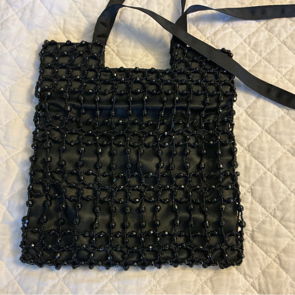 Giorgio Beverly Hills vintage beaded bag in black